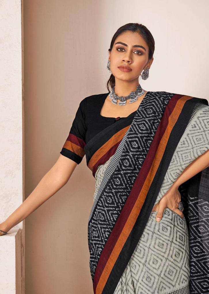 BARKHA COTTON PRINT SAREE Anant Tex Exports Private Limited