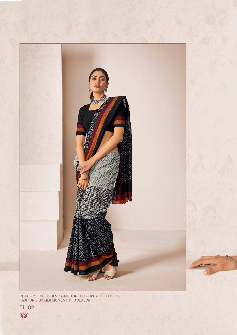 BARKHA COTTON PRINT SAREE Anant Tex Exports Private Limited