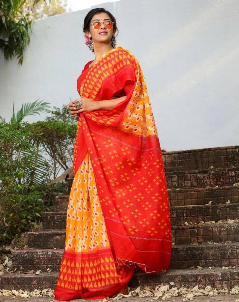 BARKHA COTTON PRINT SAREE Anant Tex Exports Private Limited