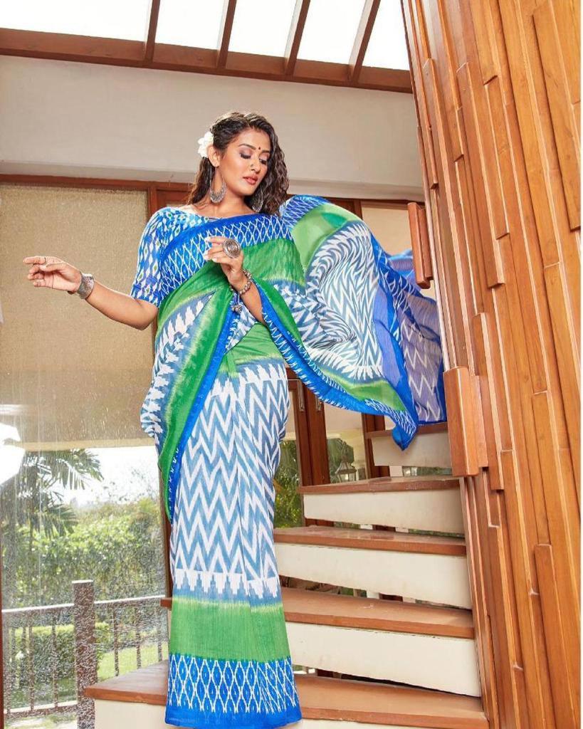BARKHA COTTON PRINT SAREE Anant Tex Exports Private Limited