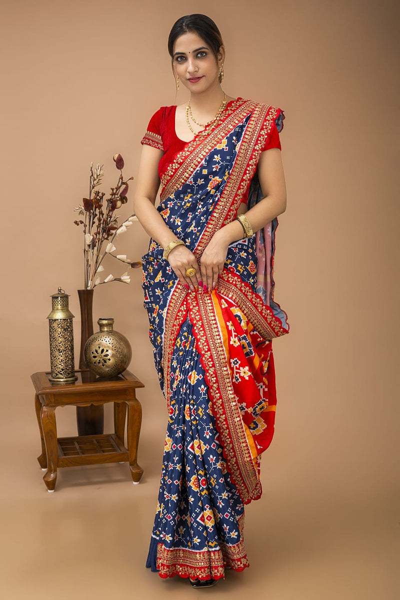 Satin Silk & Digital Print Saree Anant Tex Exports Private Limited