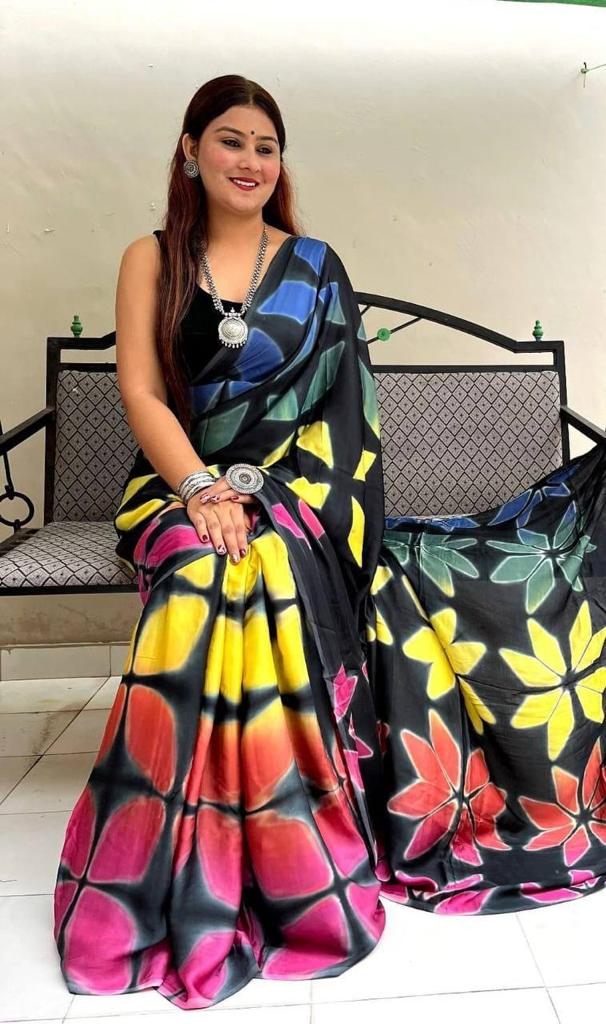 Digital Print cotton Saree Anant Tex Exports Private Limited