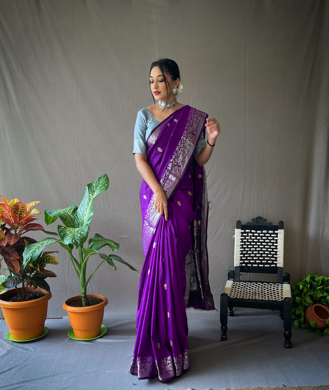 Riwaz Soft Silk Saree Anant Tex Exports Private Limited