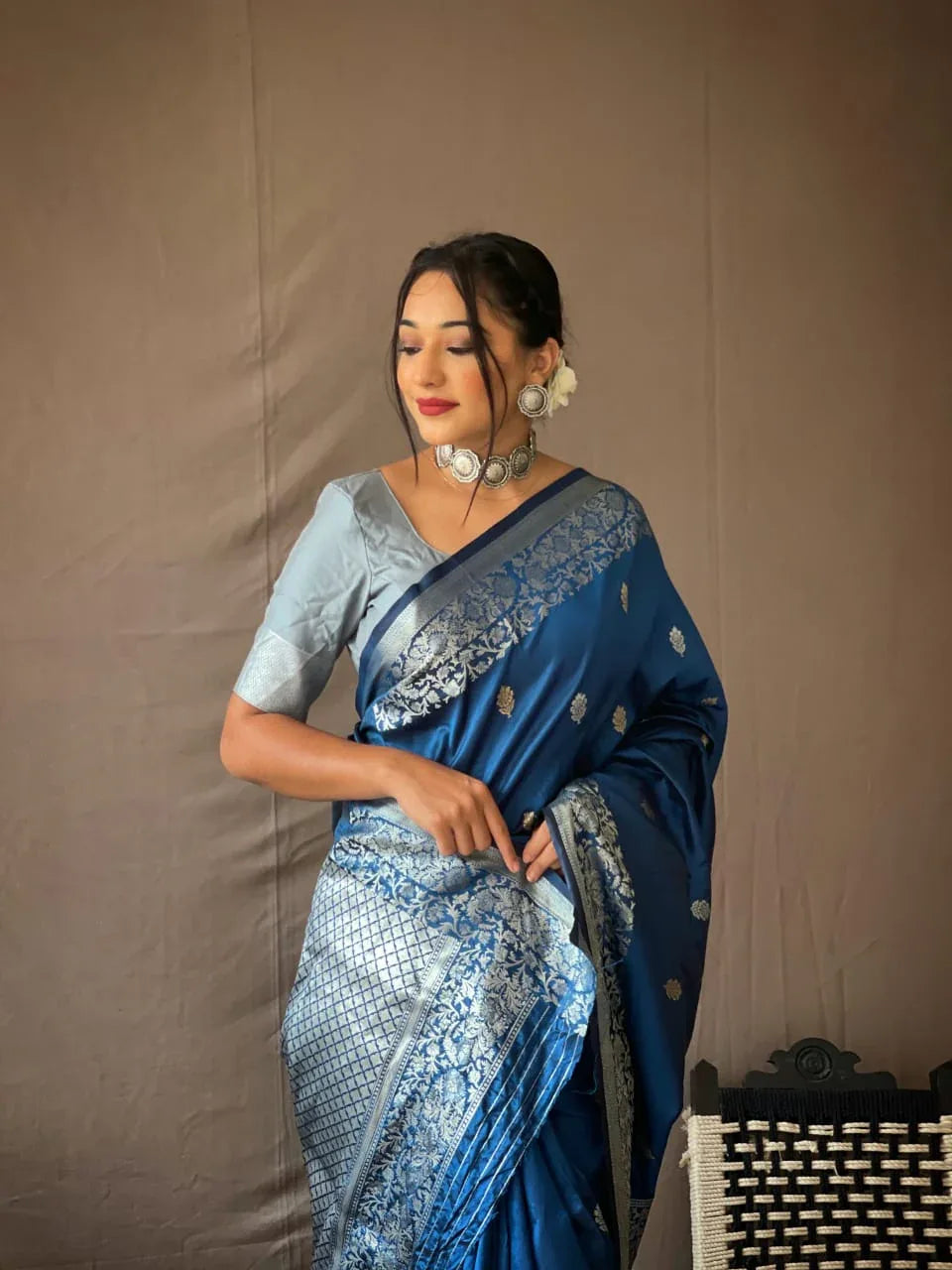 Riwaz Soft Silk Saree Anant Tex Exports Private Limited