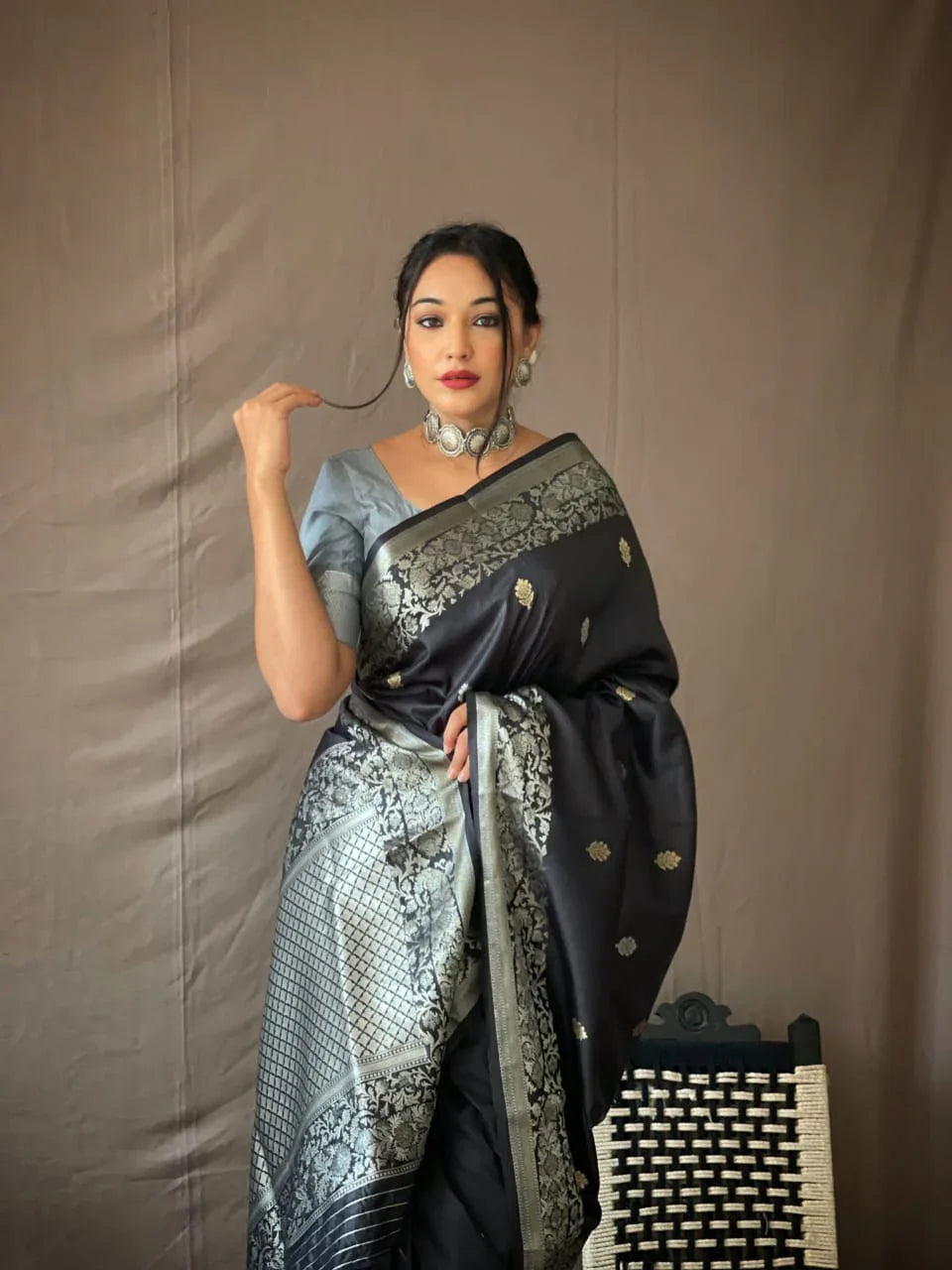 Riwaz Soft Silk Saree Anant Tex Exports Private Limited