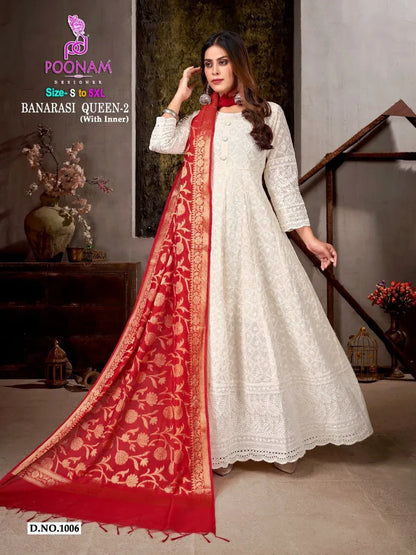 POONAM DESIGNER BANARASI GOWN Anant Tex Exports Private Limited