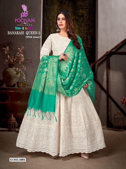 POONAM DESIGNER BANARASI GOWN Anant Tex Exports Private Limited