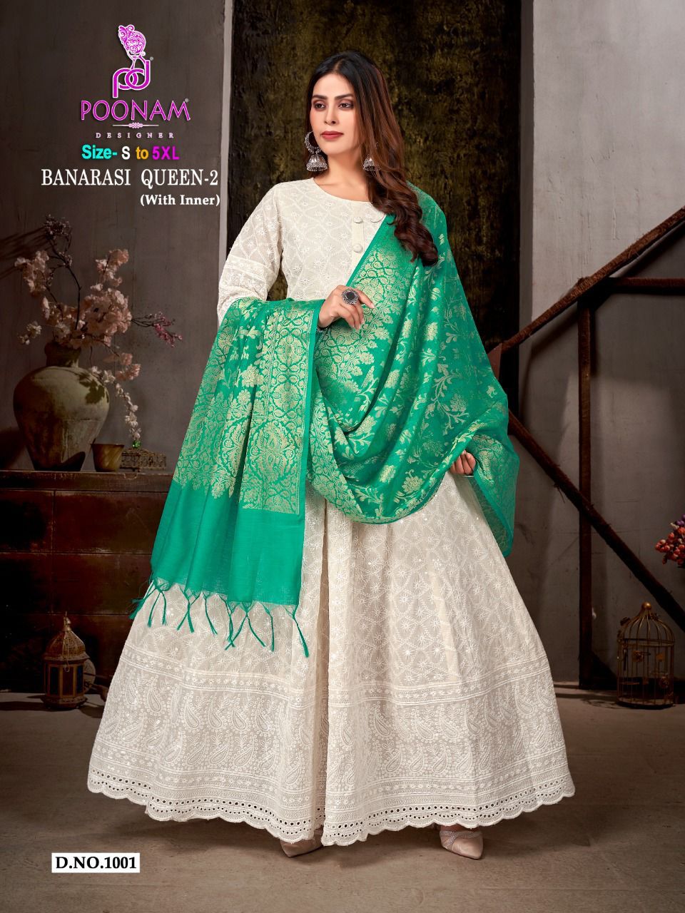 POONAM DESIGNER BANARASI GOWN Anant Tex Exports Private Limited