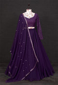 Beautiful Purple Lehenga Choli Anant Tex Exports Private Limited