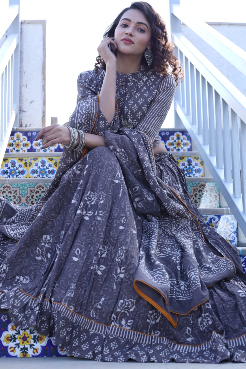 Designer Top & skirt Printed Lehenga Anant Tex Exports Private Limited