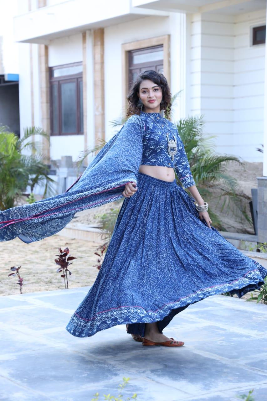 Designer Top &amp; skirt Printed Lehenga Anant Tex Exports Private Limited