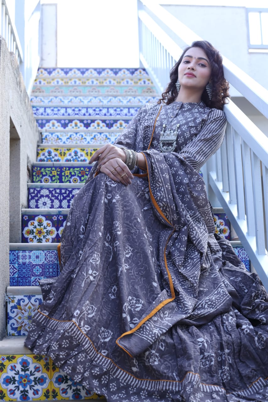 Designer Top & skirt Printed Lehenga Anant Tex Exports Private Limited