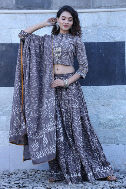 Designer Top &amp; skirt Printed Lehenga Anant Tex Exports Private Limited