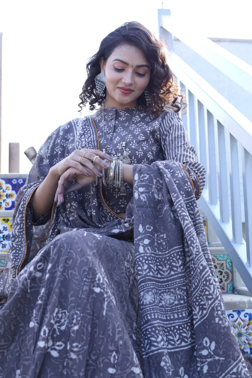 Designer Top &amp; skirt Printed Lehenga Anant Tex Exports Private Limited