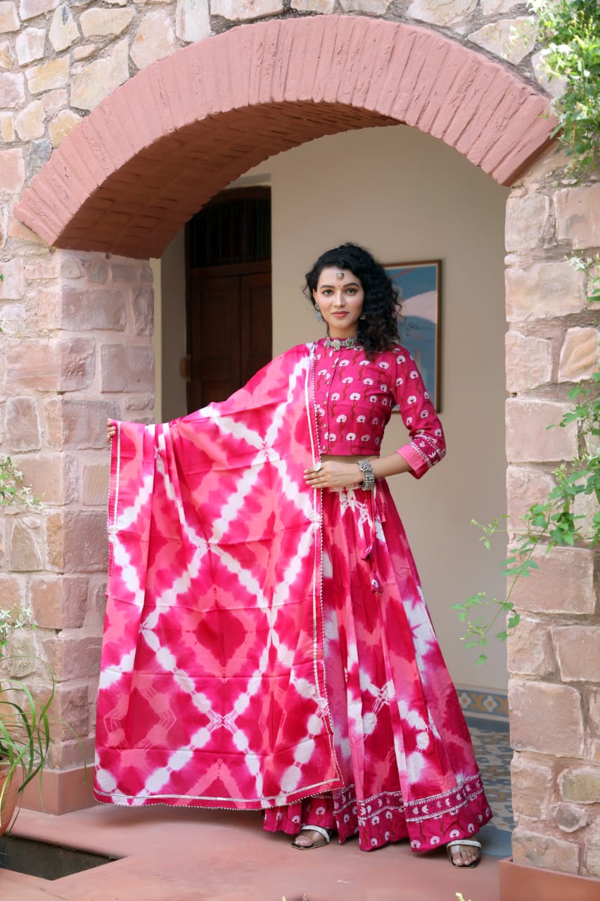 Designer Top & skirt Printed Lehenga Anant Tex Exports Private Limited