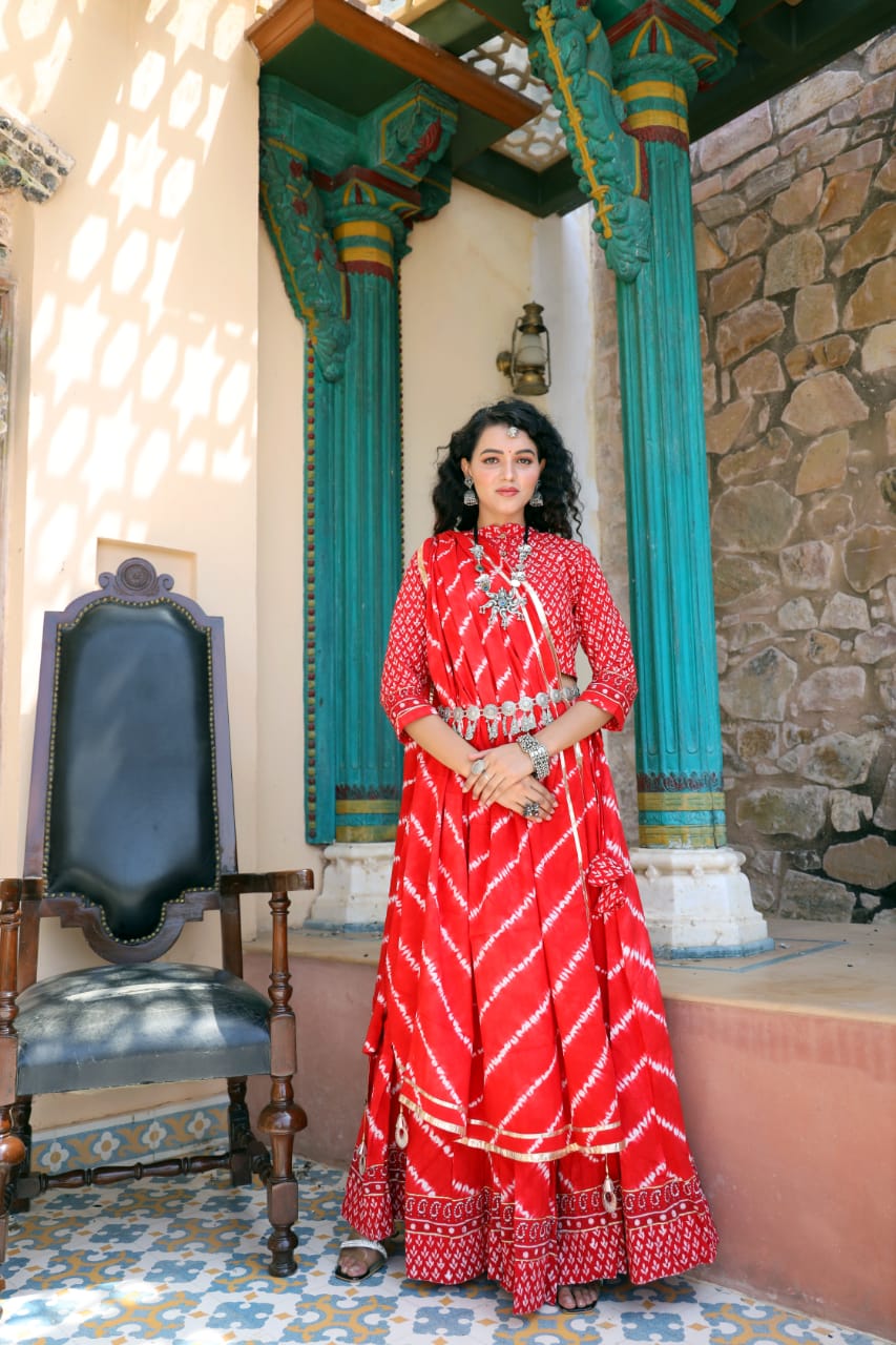 Designer Top & skirt Printed Lehenga Anant Tex Exports Private Limited