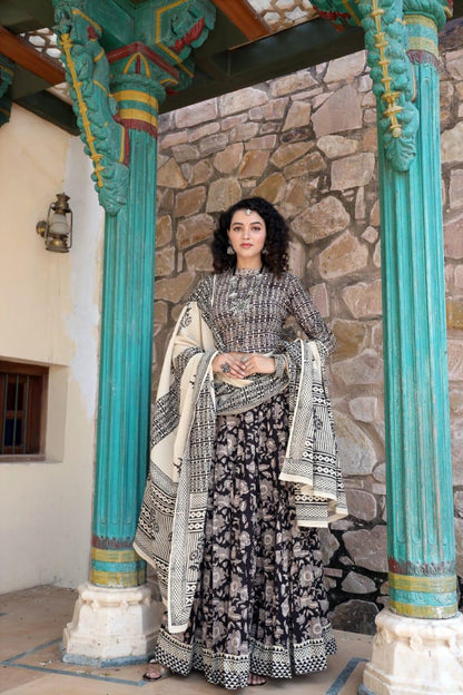 Designer Top &amp; skirt Printed Lehenga Anant Tex Exports Private Limited