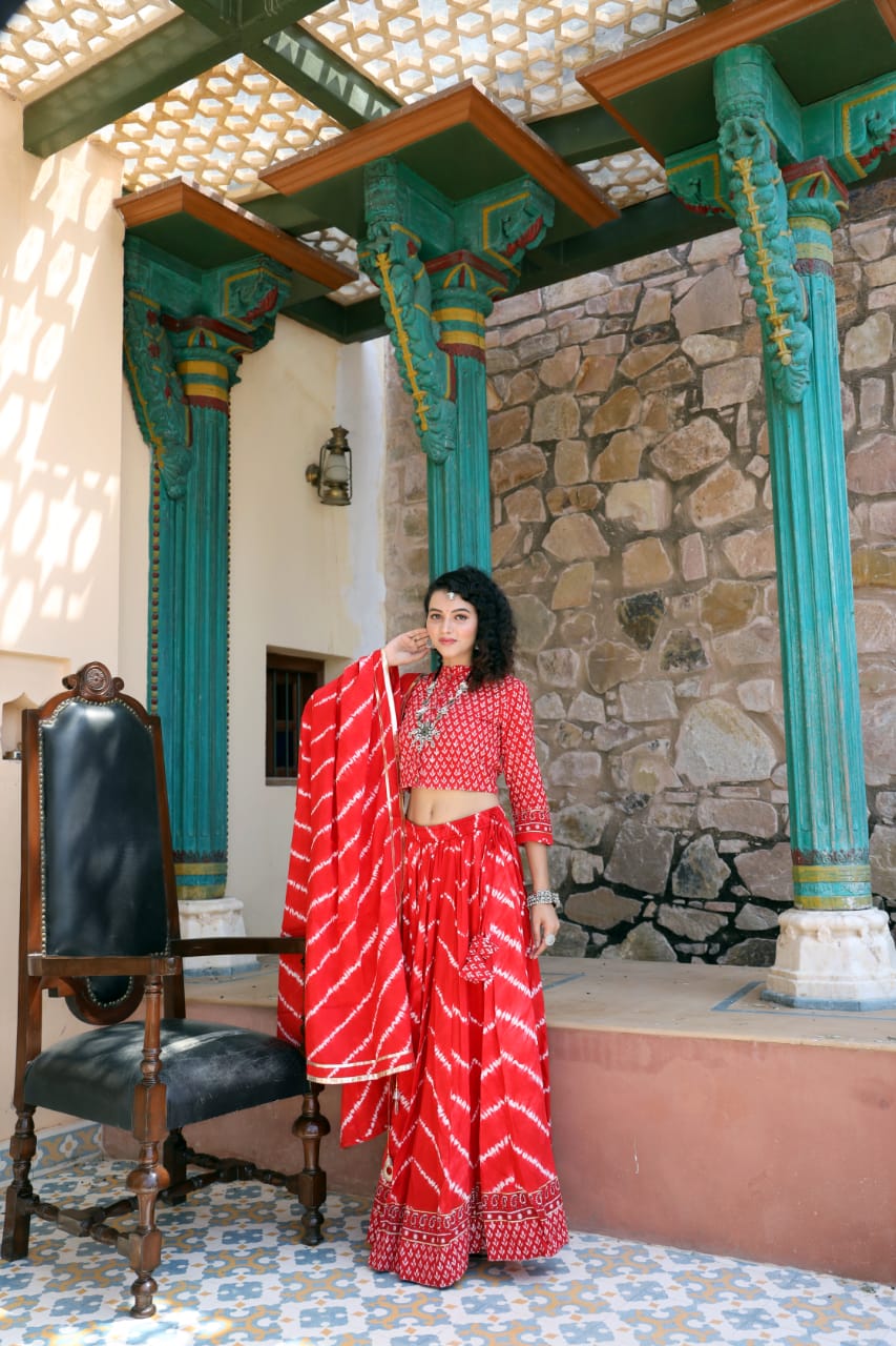 Designer Top & skirt Printed Lehenga Anant Tex Exports Private Limited