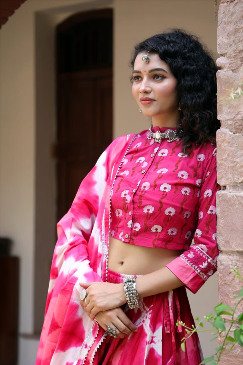 Designer Top & skirt Printed Lehenga Anant Tex Exports Private Limited