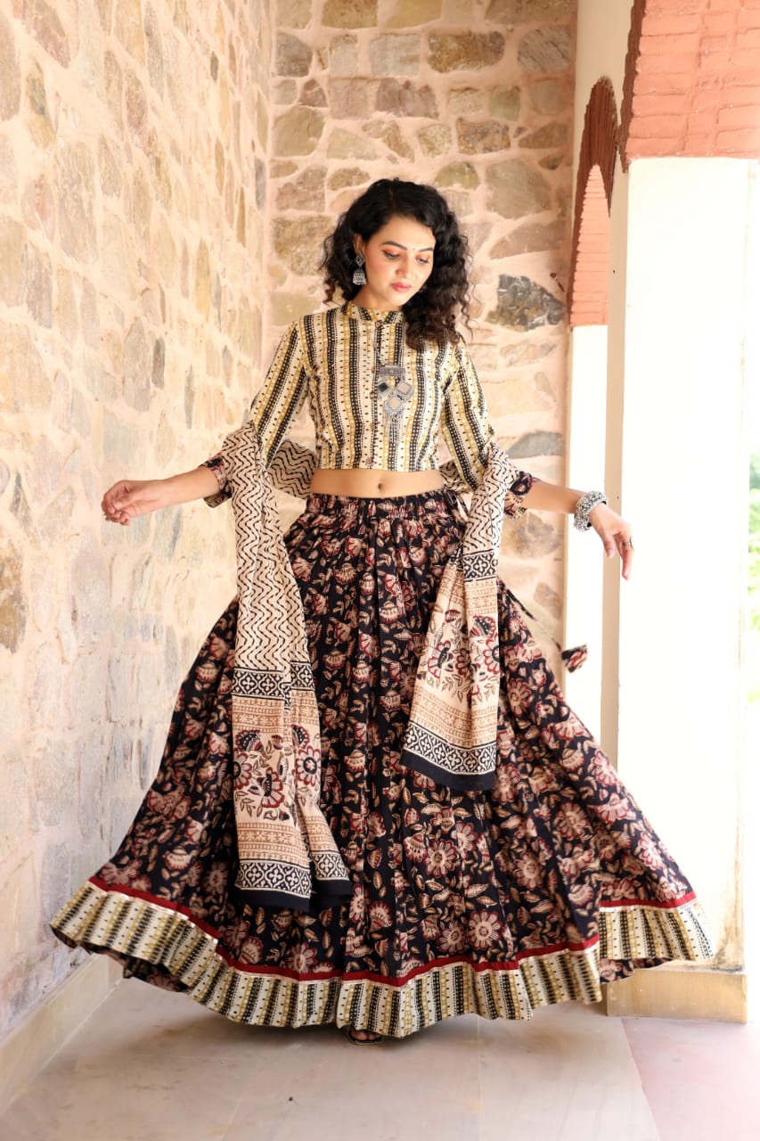 Designer Top & skirt Printed Lehenga Anant Tex Exports Private Limited