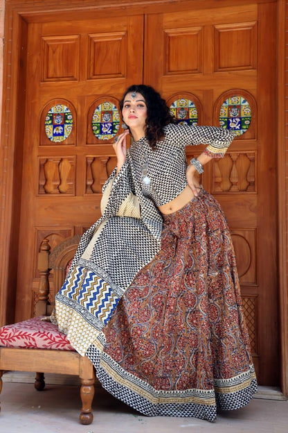 Designer Top &amp; skirt Printed Lehenga Anant Tex Exports Private Limited