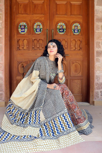 Designer Top &amp; skirt Printed Lehenga Anant Tex Exports Private Limited