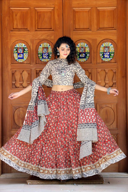 Designer Top &amp; skirt Printed Lehenga Anant Tex Exports Private Limited