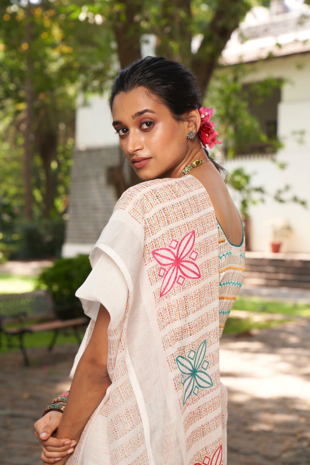 Sr Mercury Vol-3 Ethnic Fancy Wear Handwork Pure Linen Printed Saree Catalog Wholesaler Anant Tex Exports Private Limited