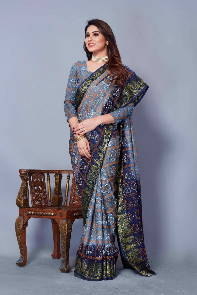 Patola Style Bandhani Saree Anant Tex Exports Private Limited