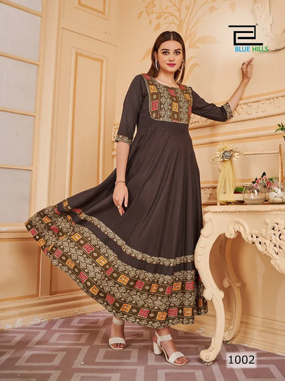 Princess Rayon dyed and print Suit Anant Tex Exports Private Limited