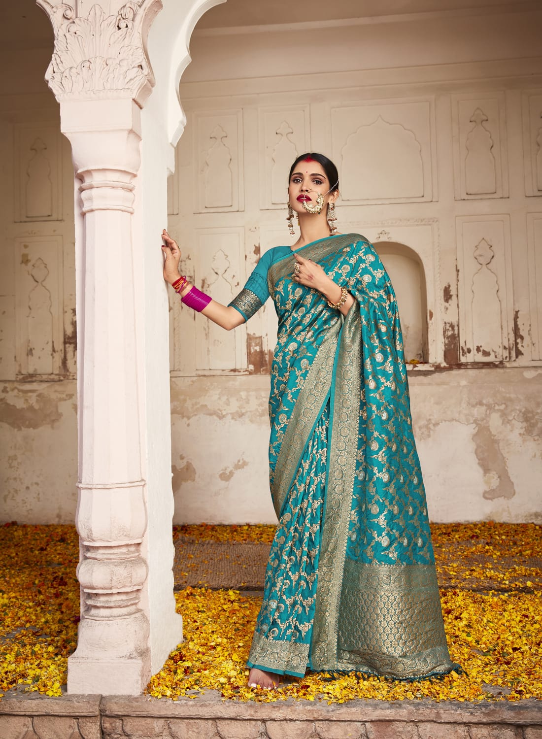 RajPath Aadrika Pure Dola Silk Saree Anant Tex Exports Private Limited