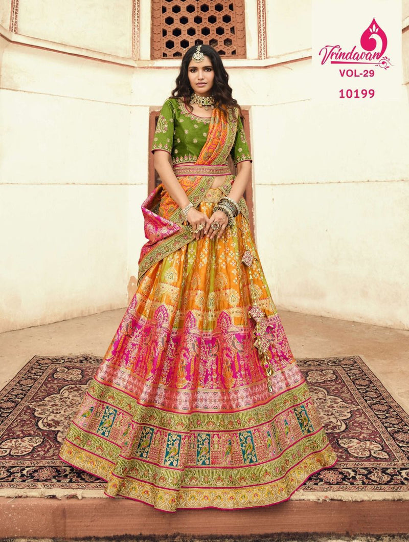 VRINDAVAN VOL:-29 10196 SERIES DESIGNER LEHENGA Anant Tex Exports Private Limited