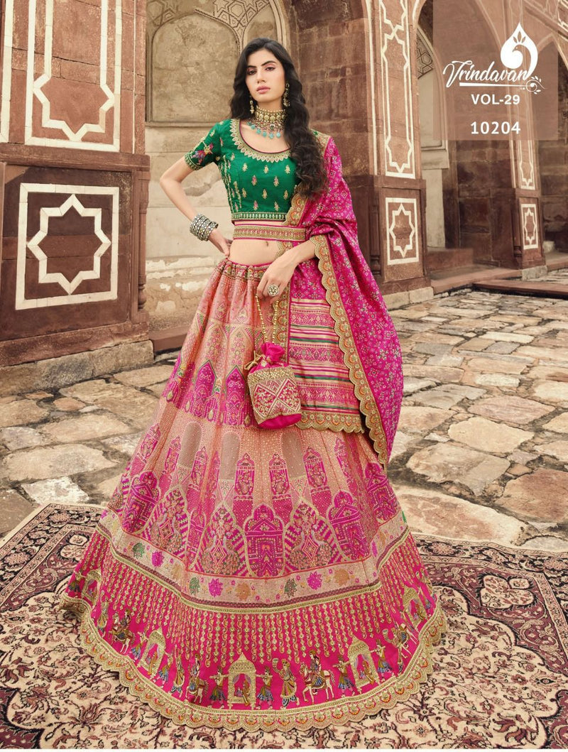 VRINDAVAN VOL:-29 10196 SERIES DESIGNER LEHENGA Anant Tex Exports Private Limited