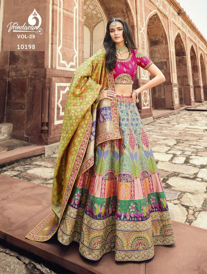 VRINDAVAN VOL:-29 10196 SERIES DESIGNER LEHENGA Anant Tex Exports Private Limited