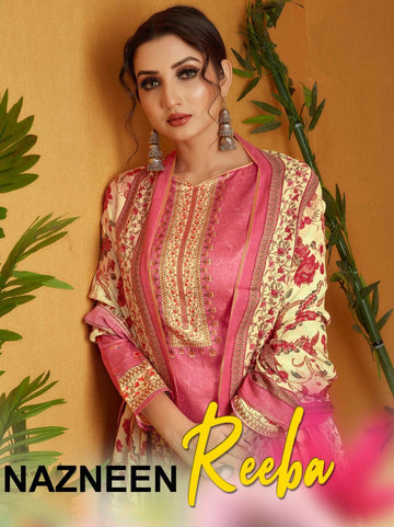 NAZNEEN REEBA 1274 SERIES  DIGITAL PRINT SUIT Anant Tex Exports Private Limited