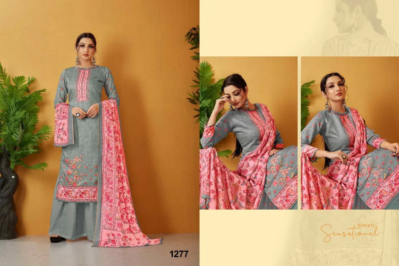 NAZNEEN REEBA 1274 SERIES  DIGITAL PRINT SUIT Anant Tex Exports Private Limited