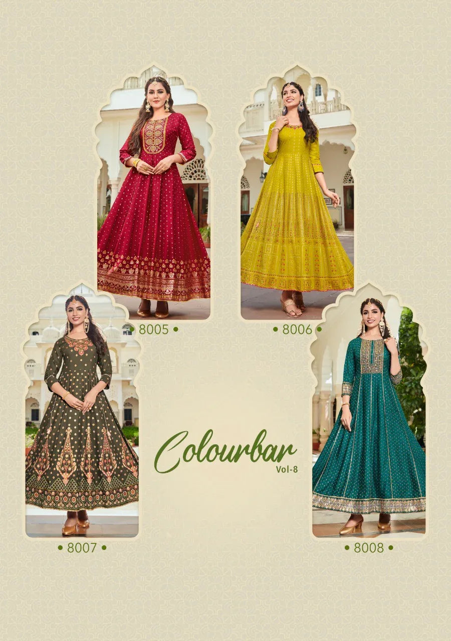 Kajal Vol.8 Designer Gown Anant Tex Exports Private Limited
