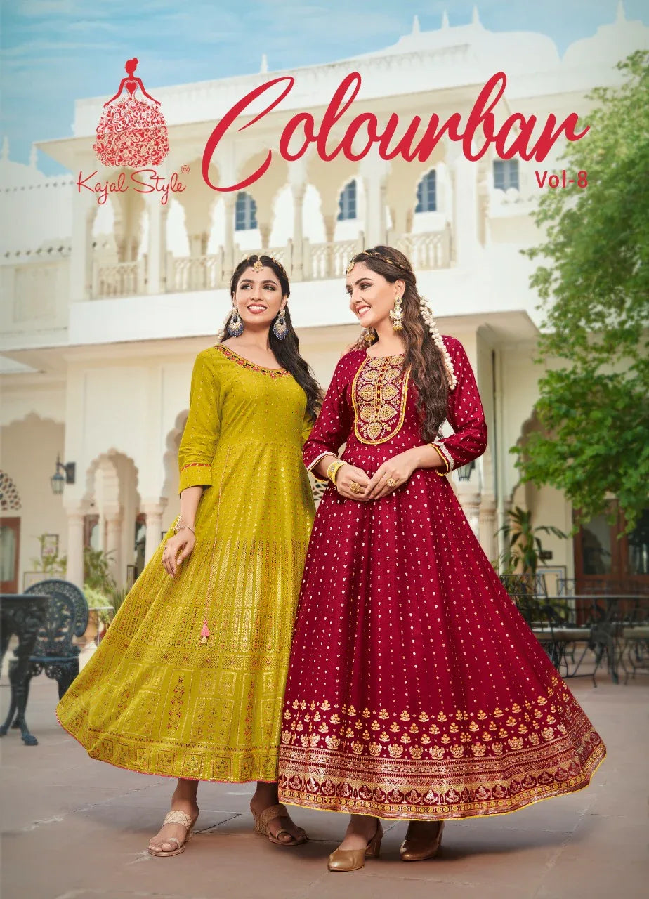 Kajal Vol.8 Designer Gown Anant Tex Exports Private Limited
