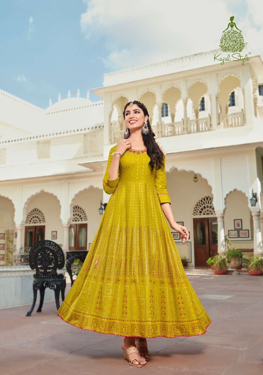 Kajal Vol.8 Designer Gown Anant Tex Exports Private Limited