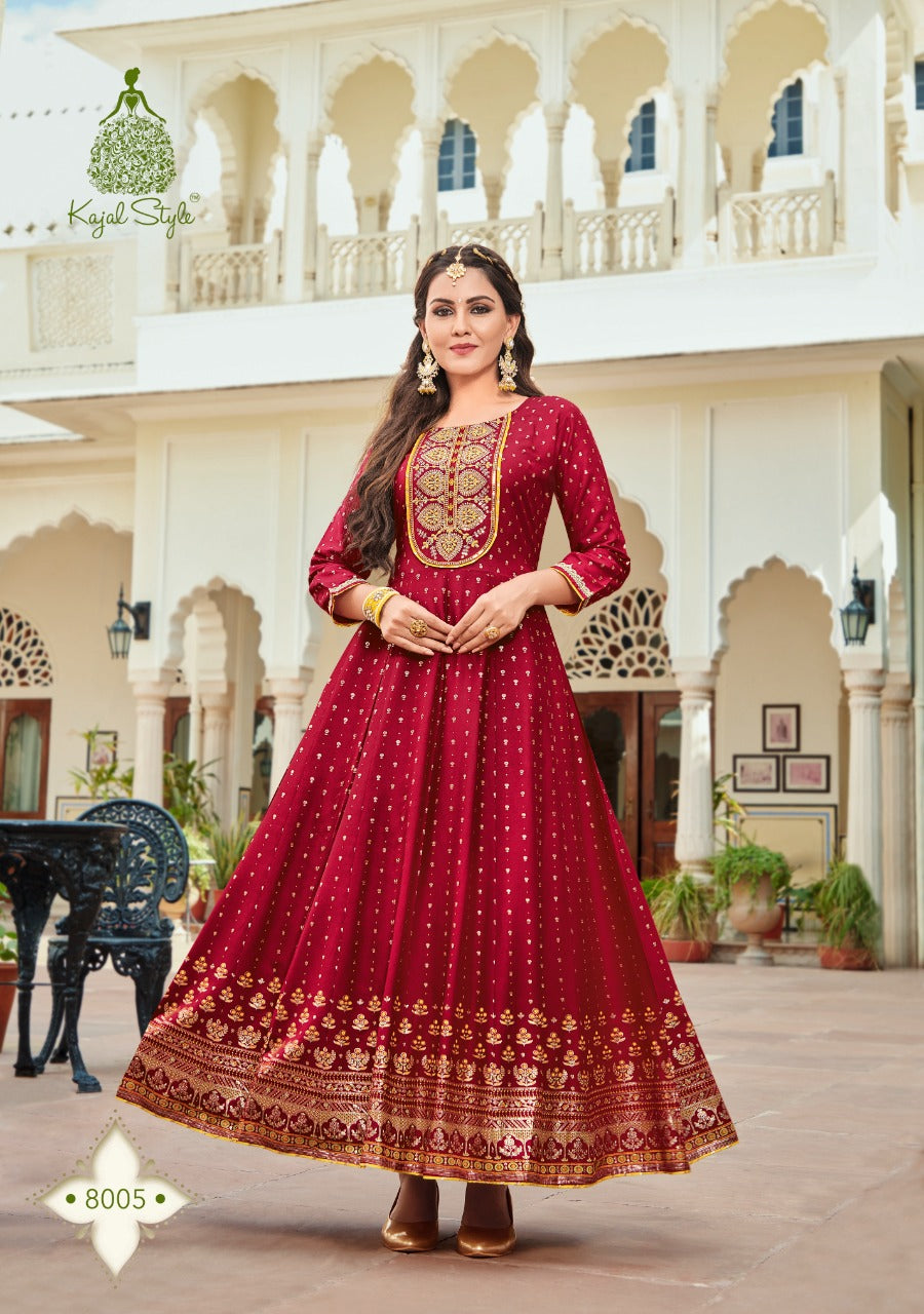Kajal Vol.8 Designer Gown Anant Tex Exports Private Limited