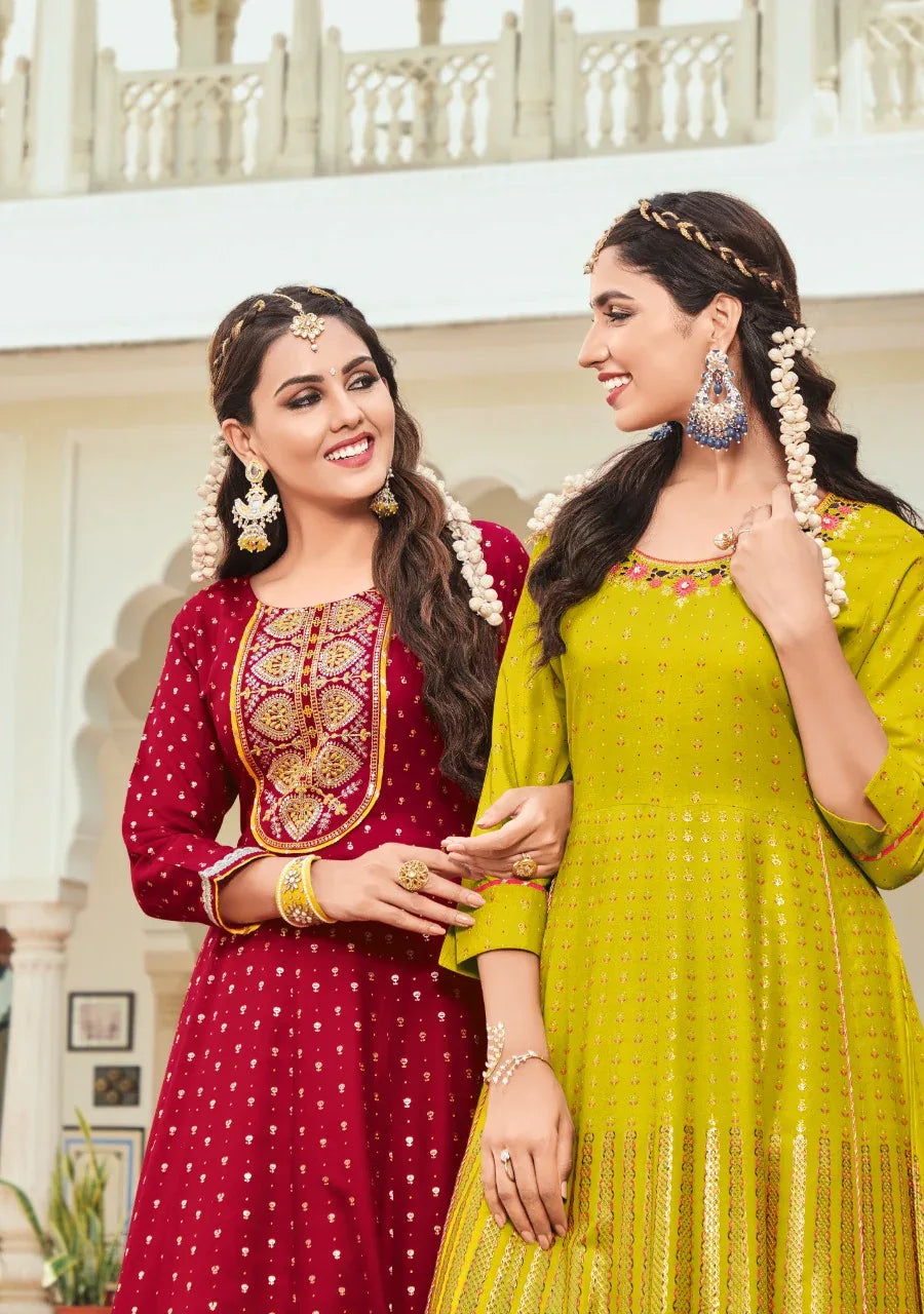 Kajal Vol.8 Designer Gown Anant Tex Exports Private Limited