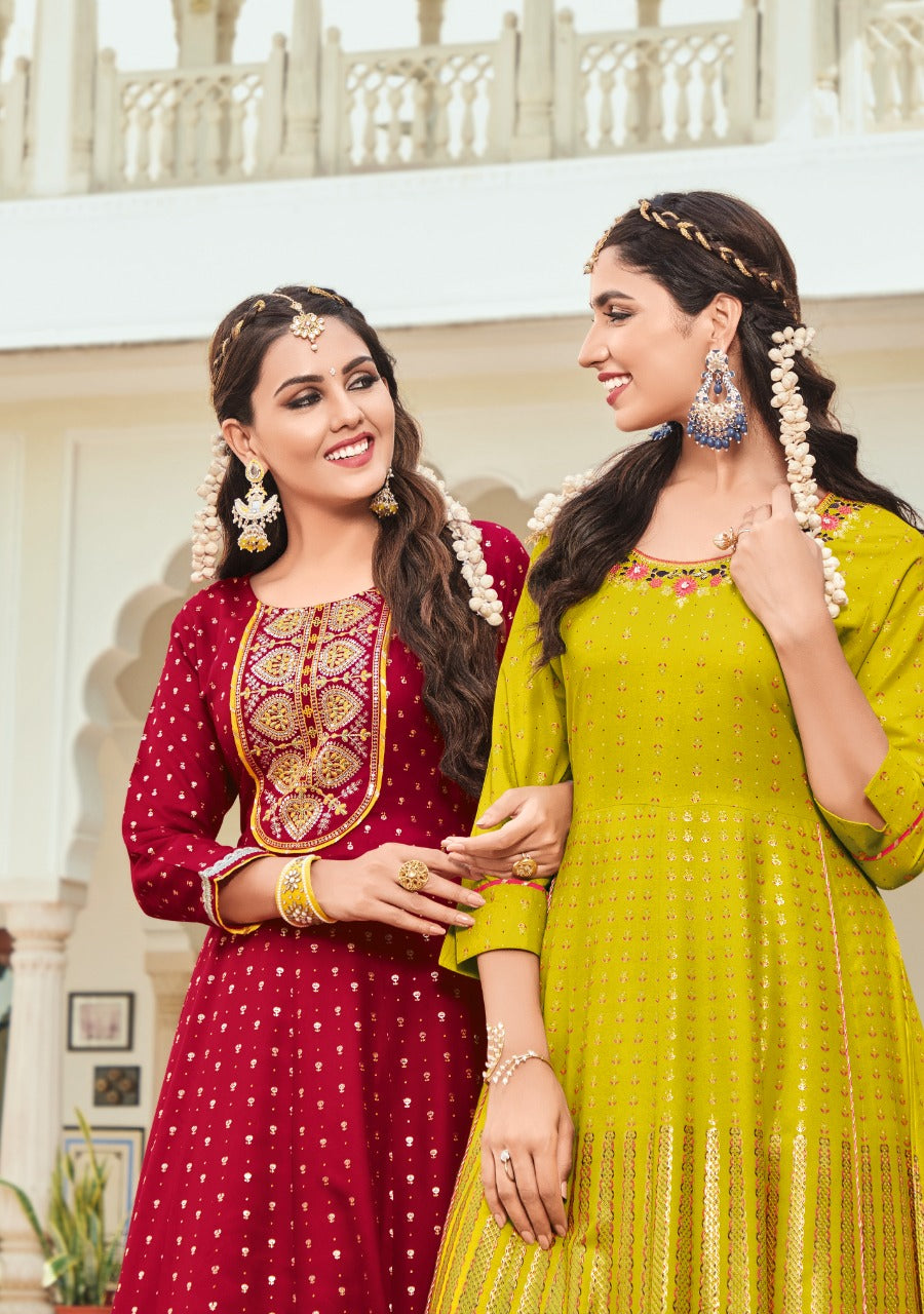 Kajal Vol.8 Designer Gown Anant Tex Exports Private Limited