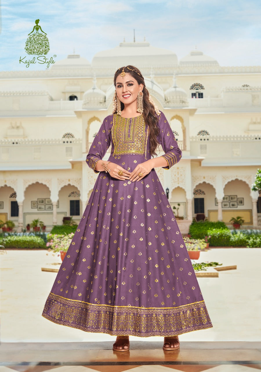 Kajal Vol.8 Designer Gown Anant Tex Exports Private Limited