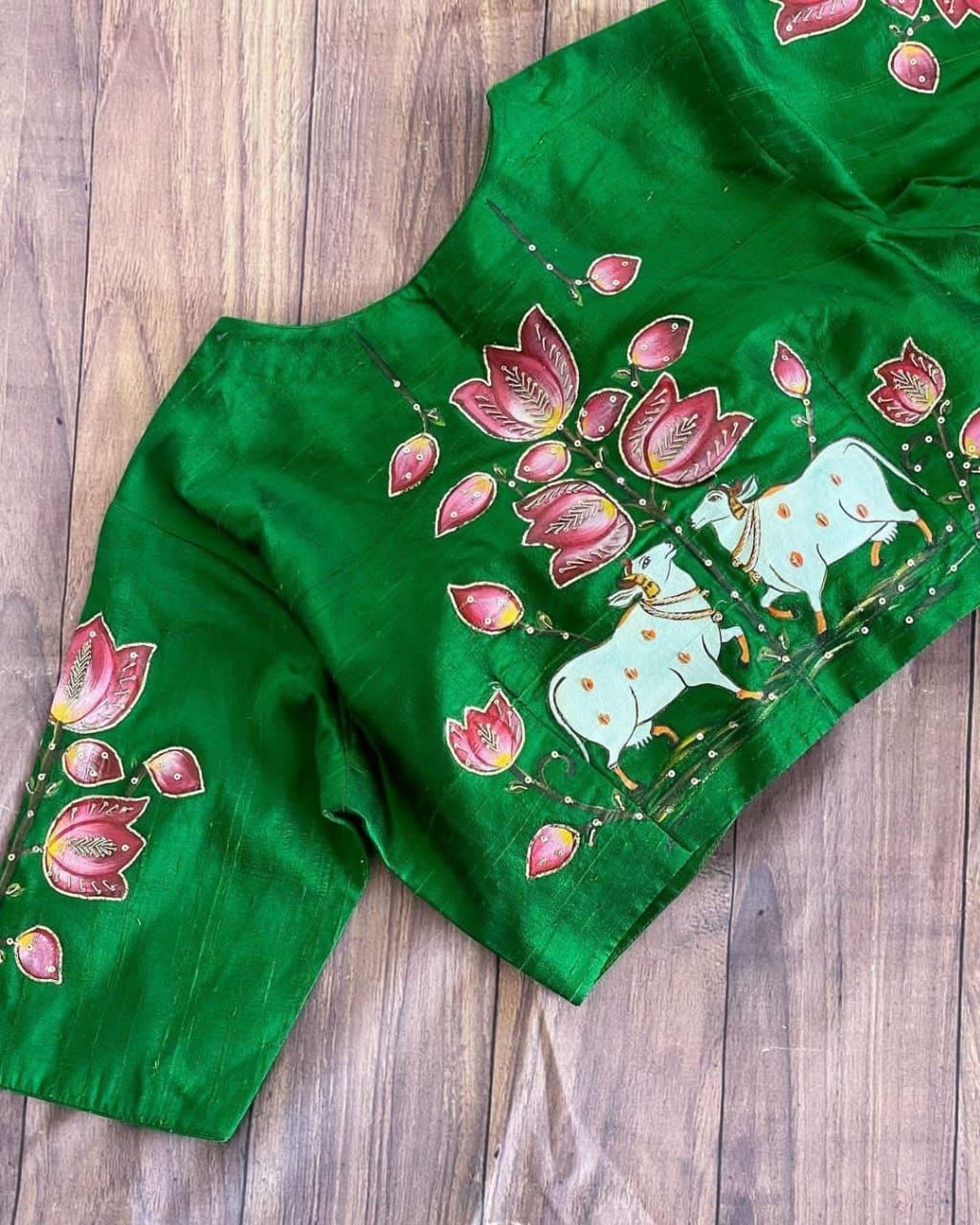 Party Wear Designer Khatli Handwork Blouse Anant Tex Exports Private Limited