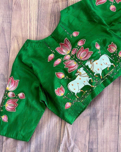 Party Wear Designer Khatli Handwork Blouse Anant Tex Exports Private Limited