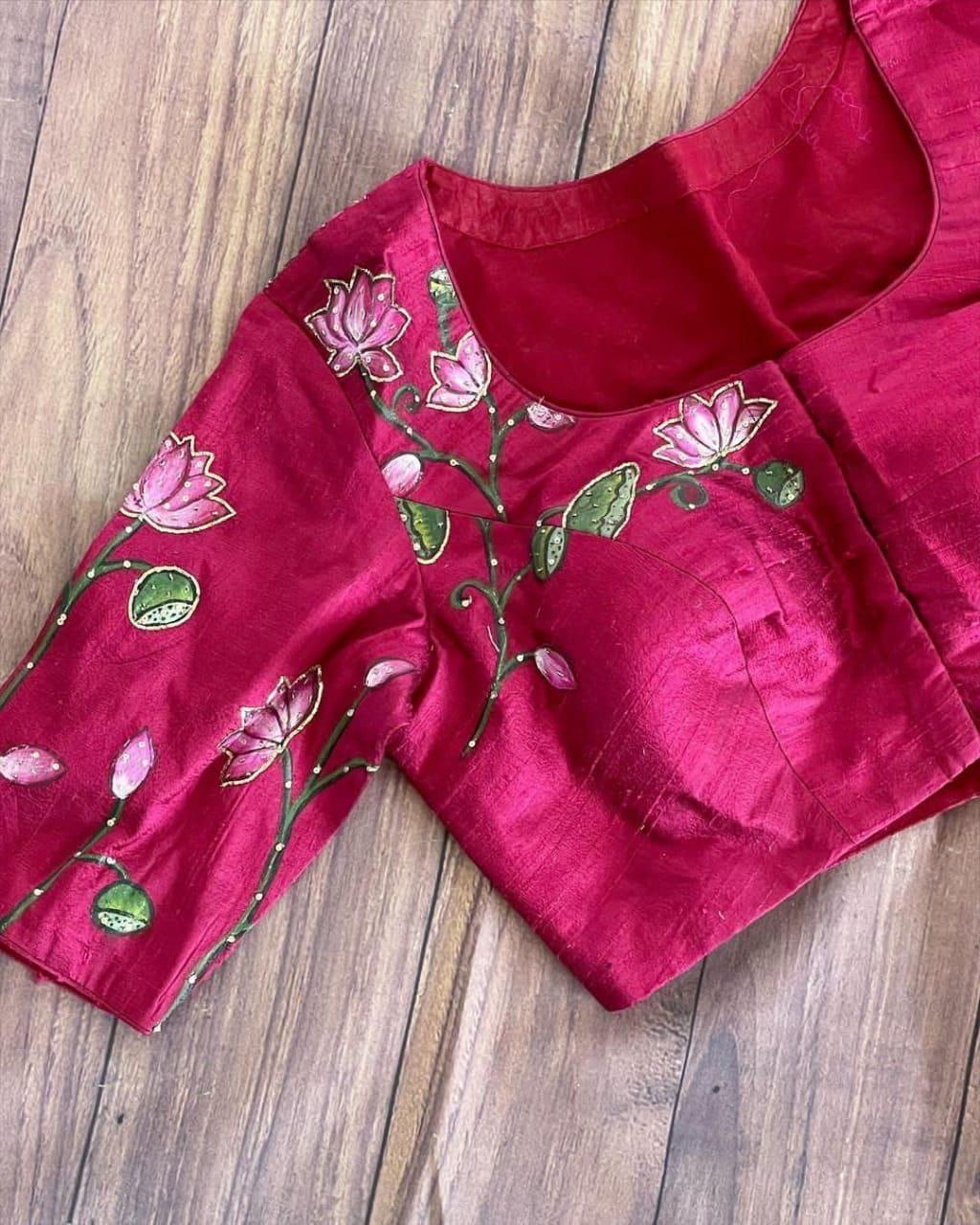 Party Wear Designer Khatli Handwork Blouse Anant Tex Exports Private Limited