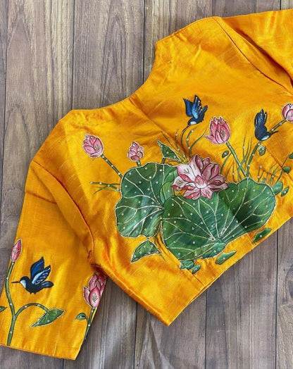 Party Wear Designer Khatli Handwork Blouse Anant Tex Exports Private Limited