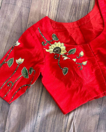 Party Wear Designer Khatli Handwork Blouse Anant Tex Exports Private Limited
