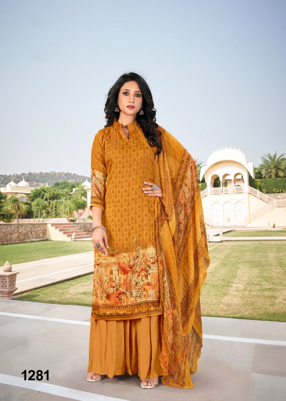 NAZNEEN RIYA 1281 SERIES HEAVY COTTON SUIT Anant Tex Exports Private Limited