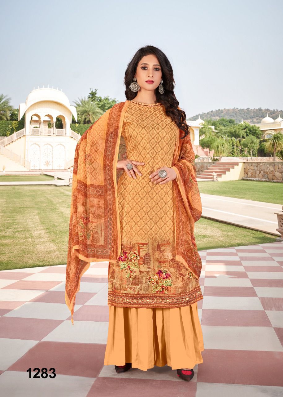 NAZNEEN RIYA 1281 SERIES HEAVY COTTON SUIT Anant Tex Exports Private Limited